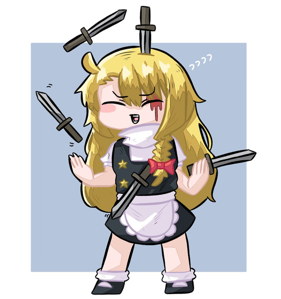 ナイフジャグリング S Z N K R S さんのイラスト ニコニコ静画 イラスト