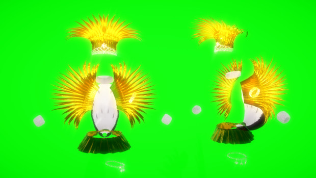 Mmdアクセサリ配布 サンバ衣装用アクセサリ 操ちゃん さんのイラスト ニコニコ静画 イラスト