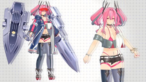 Mmd Uss ブレマートン モデル配布 あかね さんのイラスト ニコニコ静画 イラスト