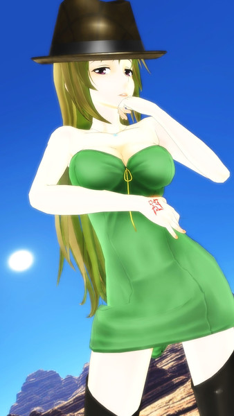 脈絡のないキャニオンの青空で、クールビューティーセクシー玲霞さん146【Fate/MMD】