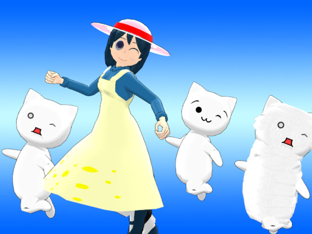 Mmd Omf10 Natumi モナー系aaキャラ モデル配布 志賀内サクシャ さんのイラスト ニコニコ静画 イラスト