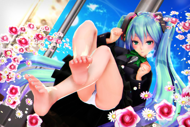 Tdaschool ミクお姉さんの 足裏揃えちゃう っ 海冥 さんのイラスト ニコニコ静画 イラスト