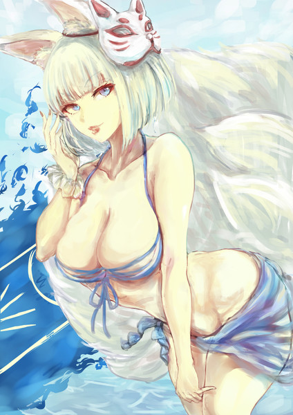アズレン 水着加賀さん すみおにーる さんのイラスト ニコニコ静画 イラスト