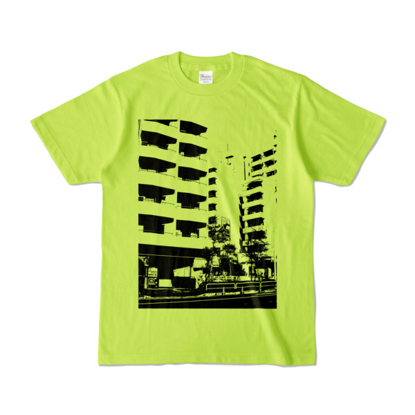 Tシャツ ライトグリーン Ikebukuro_Building