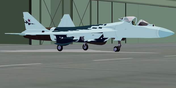Su-57 S-70管制機ver【モデル更新】