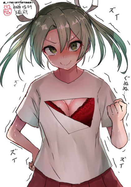 瑞鶴におもしろtシャツ着せてみた 秋月時雨 さんのイラスト ニコニコ静画 イラスト