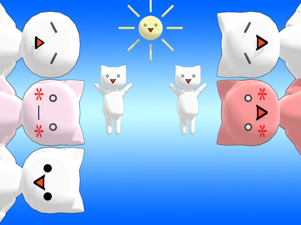 Mmd Omf10 モナー系aaキャラ その2 モデル配布 志賀内サクシャ さんのイラスト ニコニコ静画 イラスト
