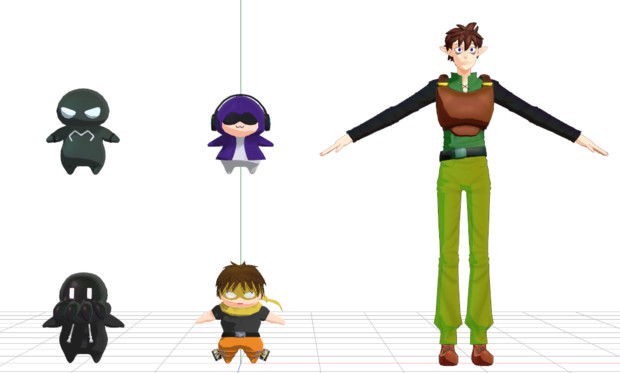ミニ驚天動地倶楽部さんのモデル作りました Mmmf さんのイラスト ニコニコ静画 イラスト