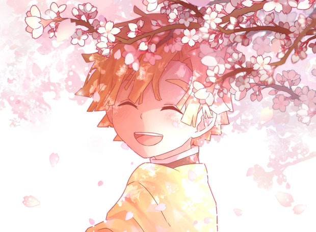 木漏れ日桜