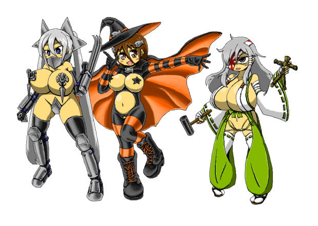 おっぱい三銃士を連れて来たよ 義陣華 さんのイラスト ニコニコ静画 イラスト