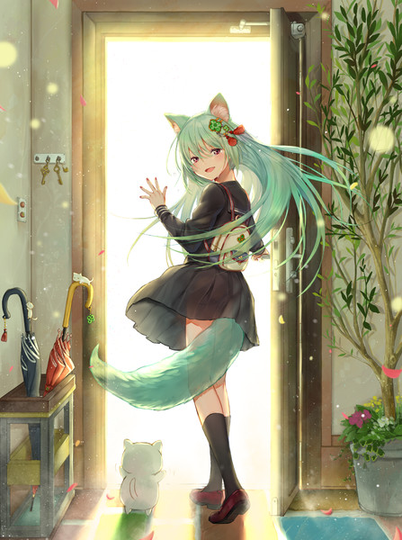 バイバイ行って来るね 甘徒兎 カカオ さんのイラスト ニコニコ静画 イラスト