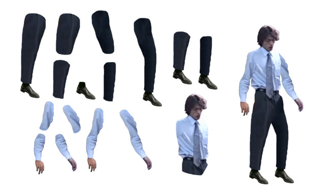 Itiやや横向き全身 分解 Png シュラ 波座間 さんのイラスト ニコニコ静画 イラスト