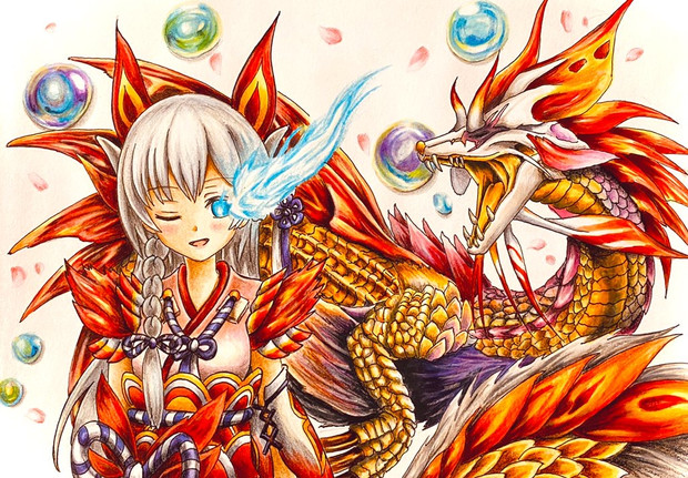 天眼たまミツネ えなと さんのイラスト ニコニコ静画 イラスト