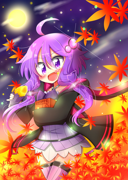 秋と夜空とお芋とゆかりさん りんどう さんのイラスト ニコニコ静画 イラスト