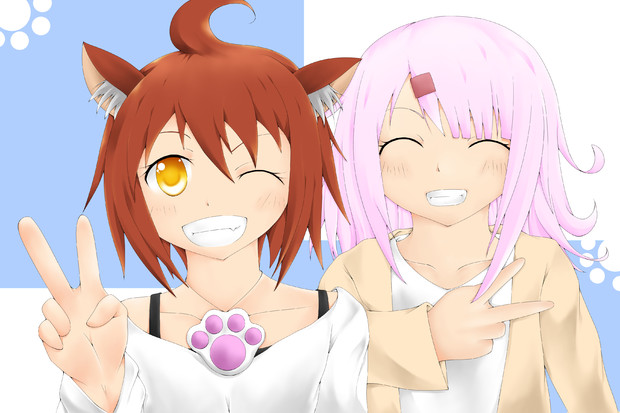 甘家キャト 2周年記念イラスト バジル さんのイラスト ニコニコ静画 イラスト