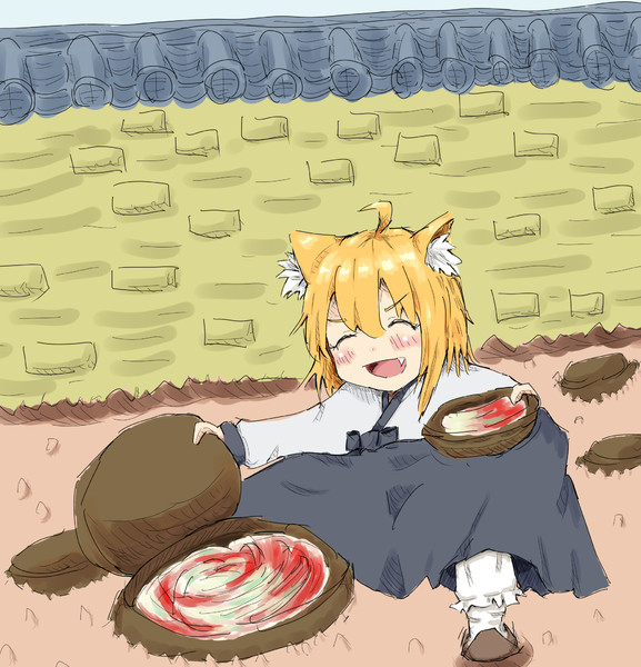 キムチを食べたら仲間に入れてやるニダ 白手帳 さんのイラスト ニコニコ静画 イラスト
