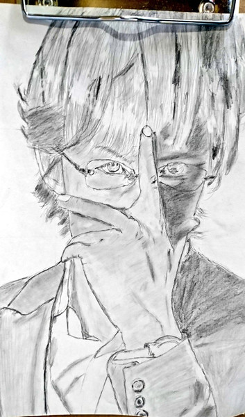 湯川学描いてみた Yuki 鉛筆画 さんのイラスト ニコニコ静画 イラスト
