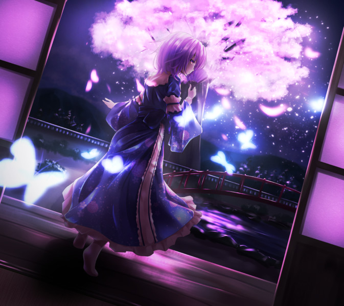 西行寺幽々子 Nicosub静画