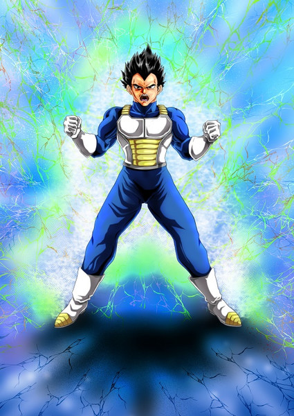 サイヤ人の王子 ベジータ 通常形態 ガンマ イラストたまに漫画 さんのイラスト ニコニコ静画 イラスト