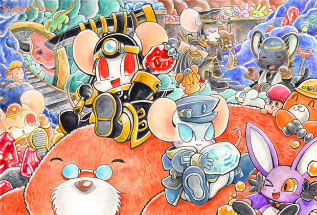 魔鉱石採掘現場 鼠345 さんのイラスト ニコニコ静画 イラスト