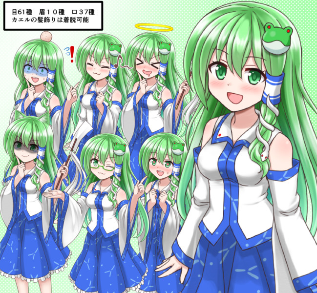 東風谷早苗 Nicosub静画