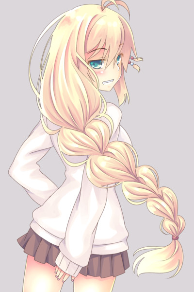 三つ編みマキちゃん Sumii さんのイラスト ニコニコ静画 イラスト