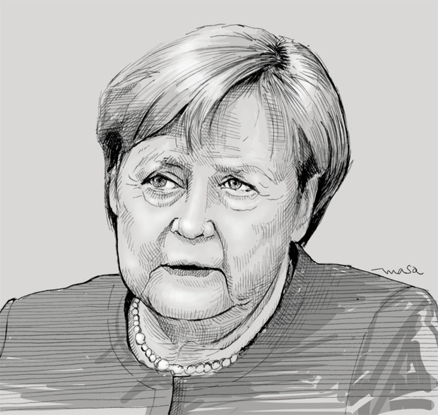 メルケル首相 Masa さんのイラスト ニコニコ静画 イラスト