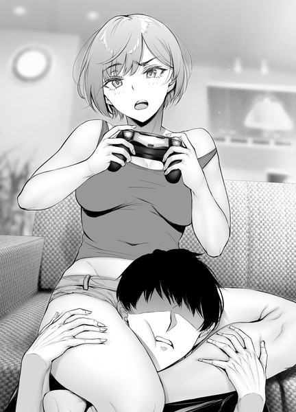 気になる男子の家に遊びに行き ゲームで対戦中負けそうになると 首四の字固めをかけて妨害しようと ゲンツキ さんのイラスト ニコニコ静画 イラスト
