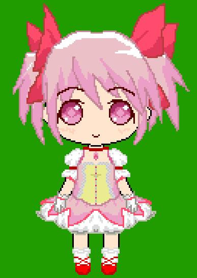 大きなドットも あるんだよ まどかドット絵 猫鯖アイ さんのイラスト ニコニコ静画 イラスト