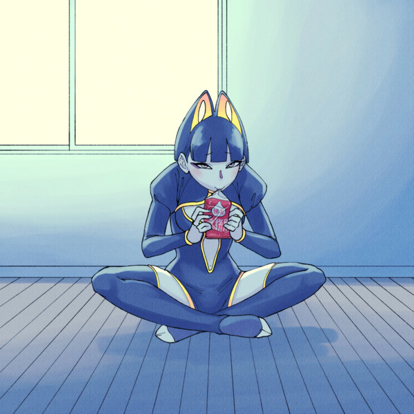 暗い部屋で1人で練乳をチュウチュウするハンティンびゃッこパス 電球食人びゃッこパス さんのイラスト ニコニコ静画 イラスト