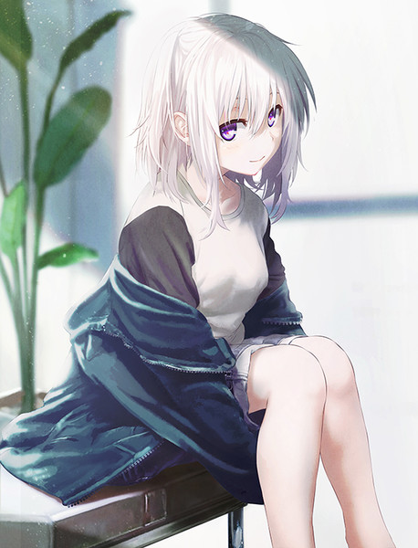 白髪ツインテちゃん クロノミツキ さんのイラスト ニコニコ静画 イラスト