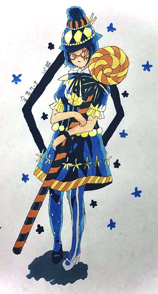 心眼 金茶ケーキ コピック 闇夜 美月 さんのイラスト ニコニコ静画 イラスト