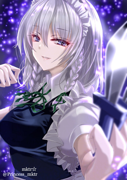 東方project 十六夜咲夜 Mktr さんのイラスト ニコニコ静画 イラスト