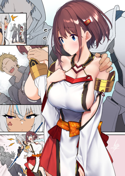 絡まれやすい女の子 ぼに さんのイラスト ニコニコ静画 イラスト