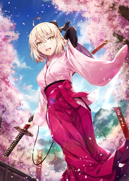Amazon.co.jp: FGO 沖田さん秋日和 B1Wスエードタペストリー
