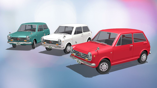 ホンダn360 通称nコロ のmmdモデルを作ってみました オリオンｐ さんのイラスト ニコニコ静画 イラスト
