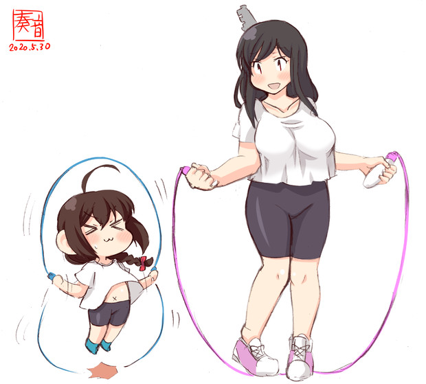 わんどろなわとびやましぐ 奏音 さんのイラスト ニコニコ静画 イラスト