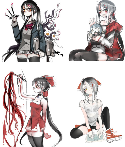 不明兄貴のtwitterより自己矛盾 イラスト切抜き素材 その3 コンタミネーション さんのイラスト ニコニコ静画 イラスト