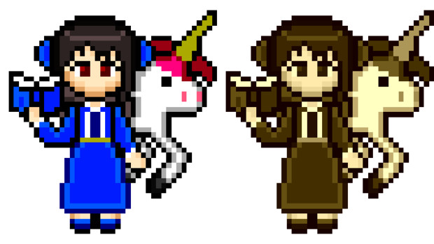 ドット絵 邪眼の姫の物語の聖女アリス くまだかわい さんのイラスト ニコニコ静画 イラスト