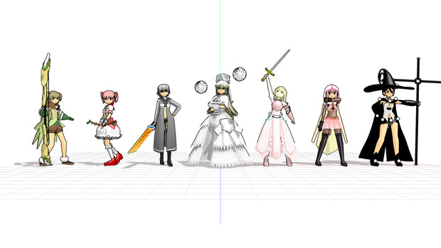 【MMDモデル】まつん式MMDモデル更新点 2020/06/03【まどか☆マギカシリーズ】