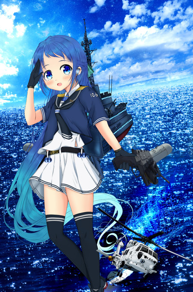 艦これ 護衛艦さみだれ りめいく 黒笛祥 さんのイラスト ニコニコ静画 イラスト