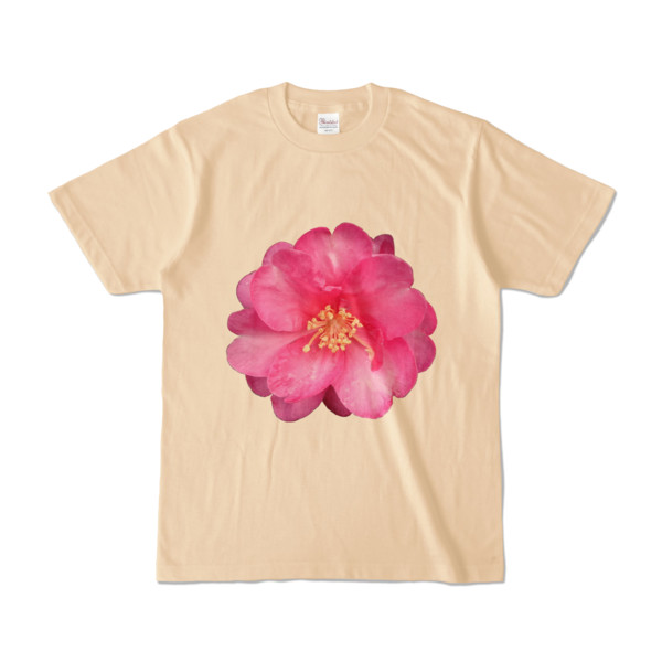 Tシャツ ナチュラル BIG花