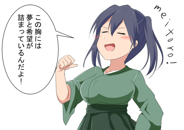 夢と希望が詰まった胸 ワンドロ Meitoro さんのイラスト ニコニコ静画 イラスト