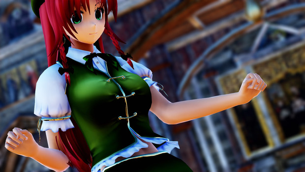 Mmd 東方project 紅美鈴 星空リズムセンセーション Premium V さんのイラスト ニコニコ静画 イラスト