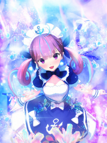 湊あくあ Ver32 ニコニコ静画 イラスト