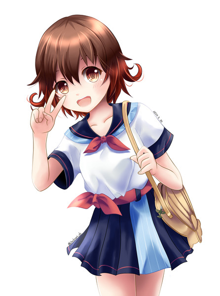 艦これワンドロ４５人目 睦月 クロネコ８６ さんのイラスト ニコニコ静画 イラスト