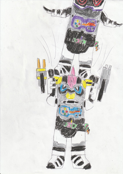 踏まれる仮面ライダーレーザーと仮面ライダーゲンム トウt31編成 さんのイラスト ニコニコ静画 イラスト
