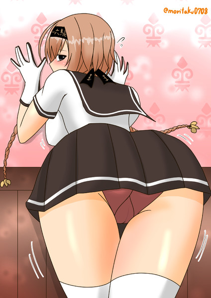 壁に手をつく照月 Morita さんのイラスト ニコニコ静画 イラスト