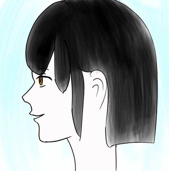 横顔 川山 鳥実 さんのイラスト ニコニコ静画 イラスト