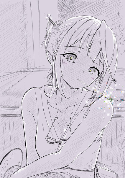 グリザイユ 画法ではなくモノクロ 練習 あるまたく イラスト描いてみた さんのイラスト ニコニコ静画 イラスト